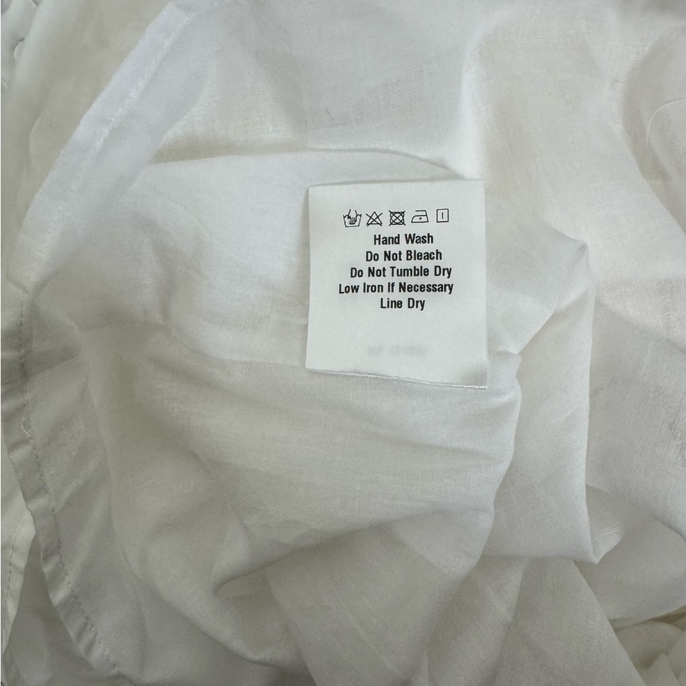 o.p.t White Dress with structured top and flowy skirt  *NWT* - Picture 10 of 12